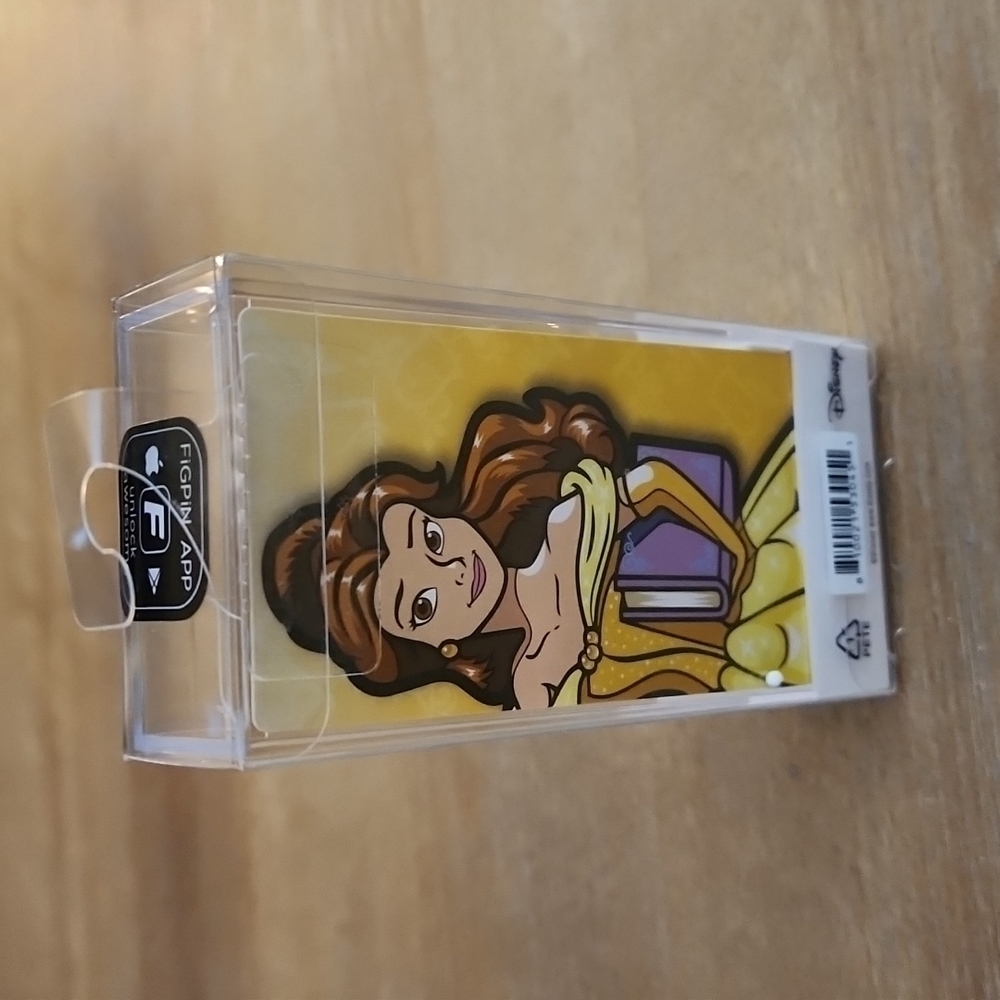 FiGPiN Belle #226 Disney Beauty and the Beast Princess Collectible Pin NWT - Picture 7 of 8